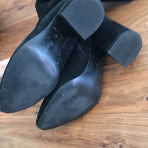 Host Pick ❤️ Cole Haan Black Suede Over the Knee Boots Size 7 - Picture 8 of 16